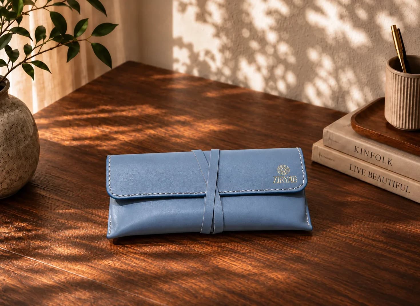 Saye Leather Glasses Case