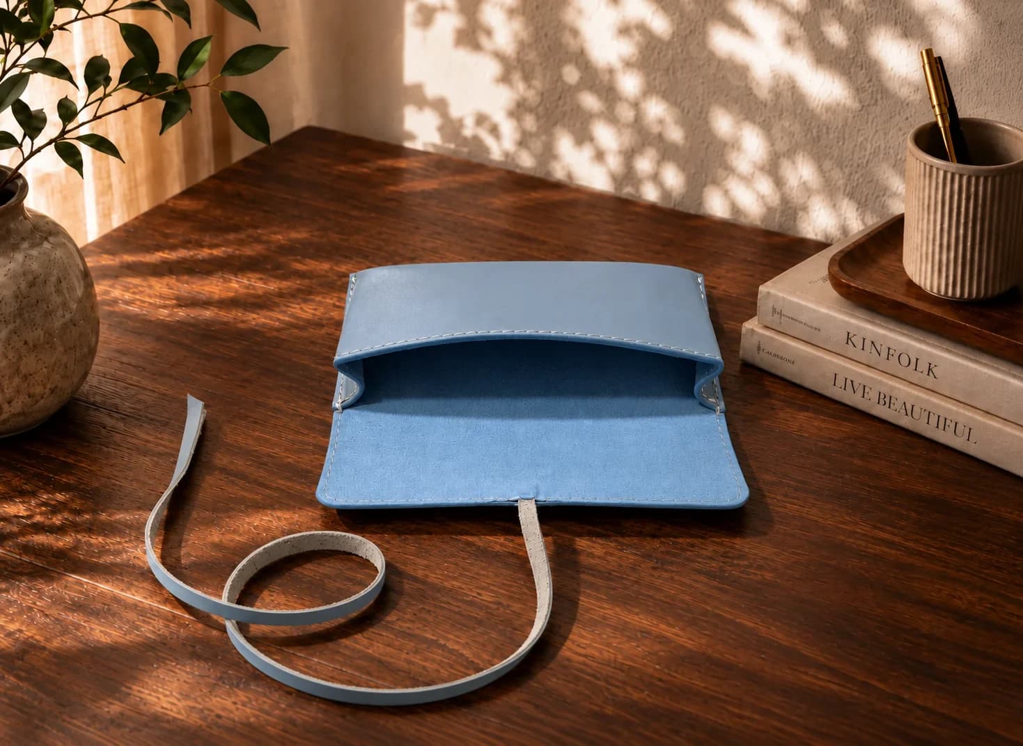 Saye Leather Glasses Case
