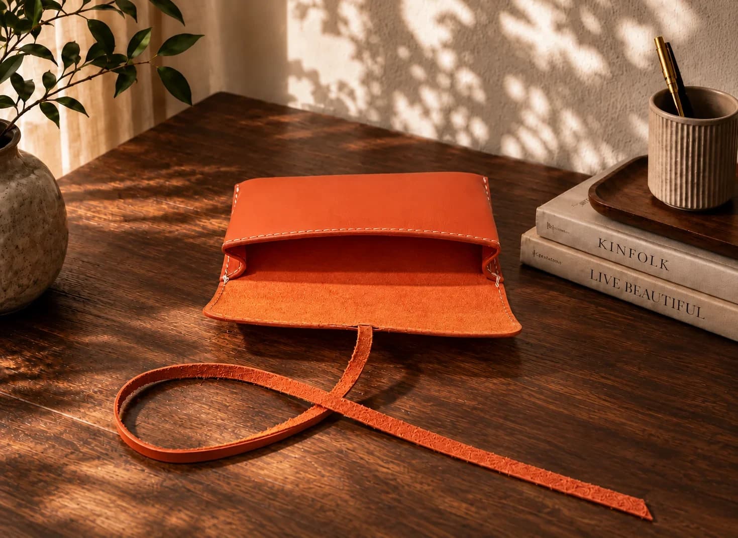 Saye Leather Glasses Case