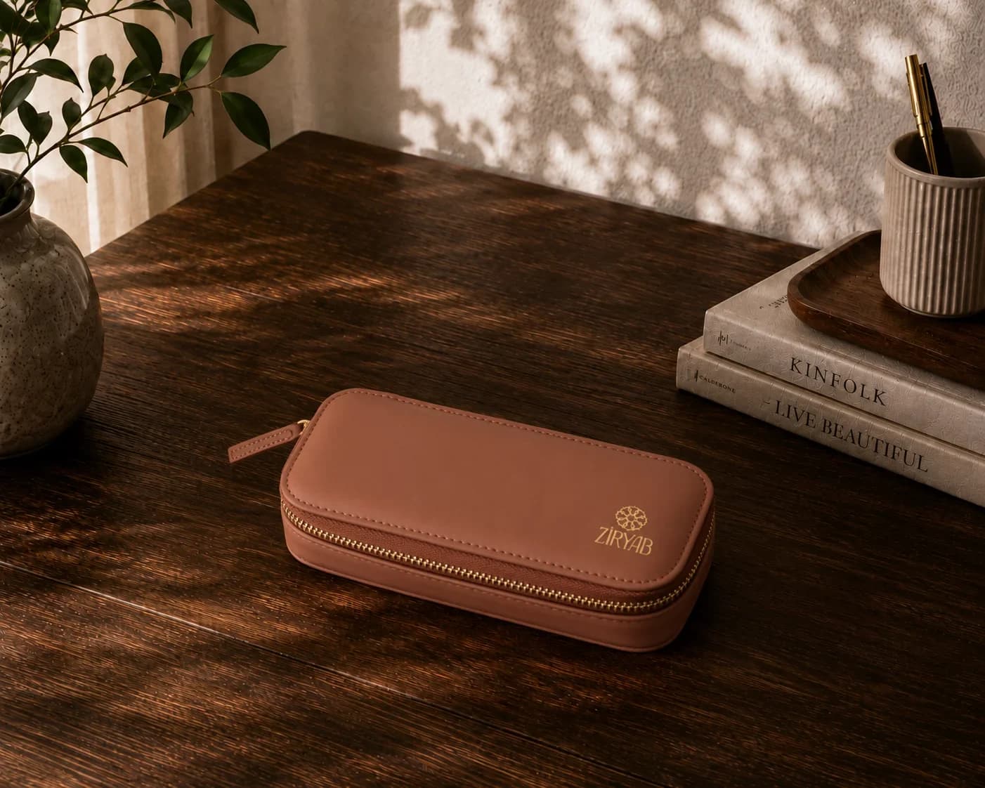 Genuine Leather Pen Case