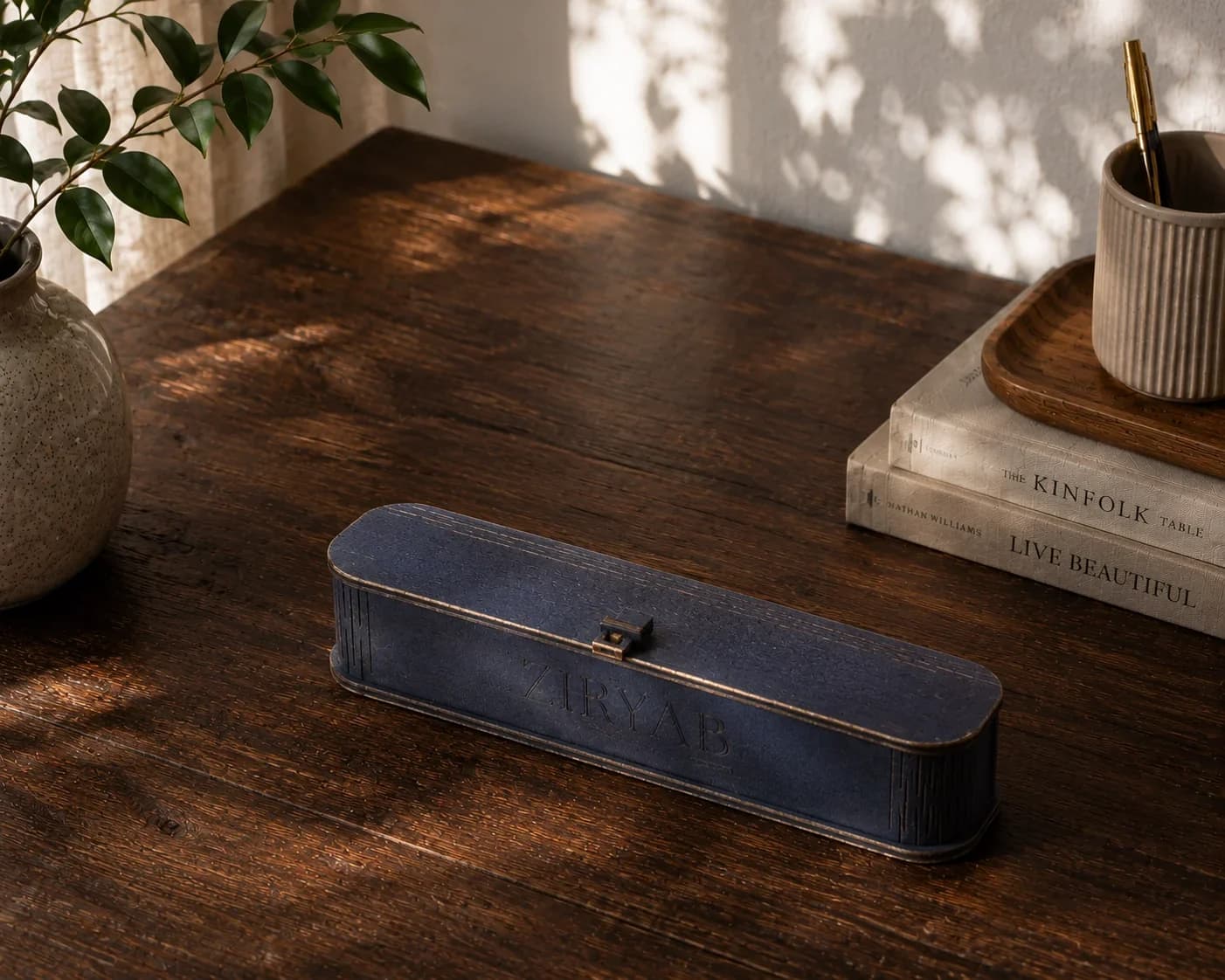 Houten pennendoos